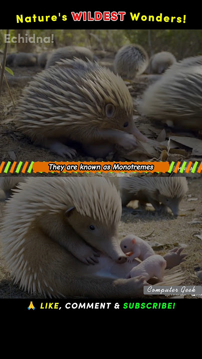 MONOTREMES: Nature's WILDEST Wonders! #animals #wildanimals #nature