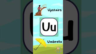 Let’s learn letter “U” ☔️⬆️               #phonics #alphabet #abc #toddlerlearning