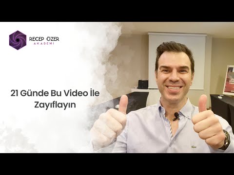 21 GÜNDE BU VİDEO İLE ZAYIFLAYIN! SONUÇLARI GÖRÜNCE ÇOK ŞAŞIRACAKSINIZ. (Kişisel Gelişim Videolarım)