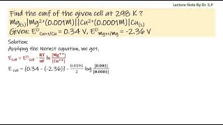 Emf Calculation, Electrochemistry screenshot 2