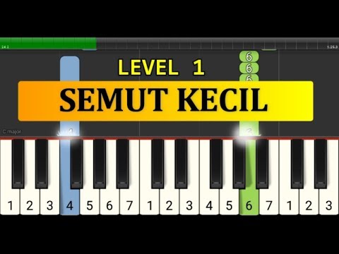 Not Piano Semut Kecil - Tutorial Piano Level 1 - Lagu Semut Kecil Saya Mau Tanya