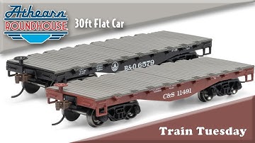 Train Tuesday 11/25/25: Athearn Roundhouse 36ft Flat Cars
