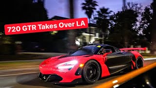 SLAYING TIRES WITH THE 720 GTR IN LOS ANGELES! *1000 HP*