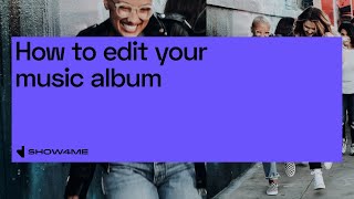 How to edit your music album screenshot 3