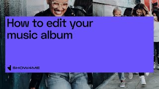 How to edit your music album screenshot 2