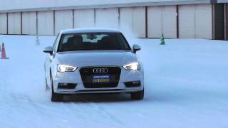 アウディ A3セダン 1.8TFSIクワトロ 雪上試乗