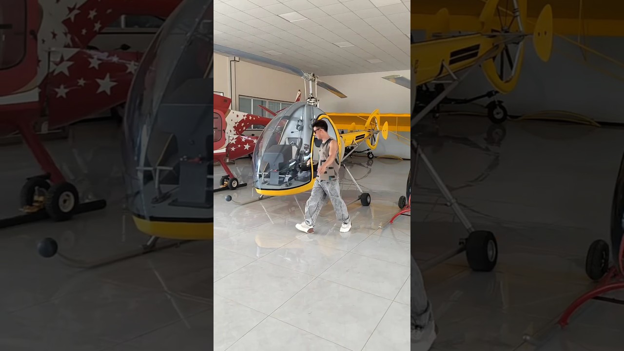 This Japanese boy builds a helicopter|