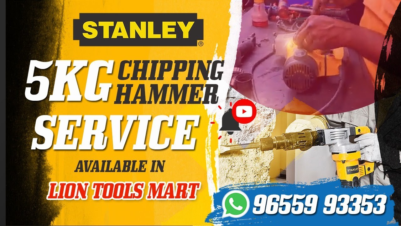 Stanley 5KG Chipping Hammer Service | Power Tools Service Center Lion Tools Mart 