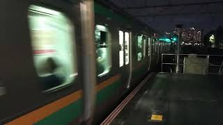 E231系1000番台新川崎駅発車