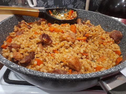 Вкуснее, чем плов! Перловая каша с мясом, для вкусного и сытного ужина.