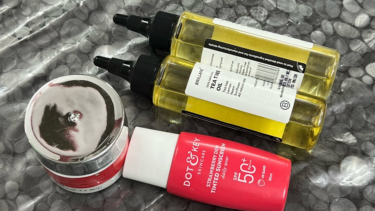 Mini Nykaa Haul| Rosemary Oil| Tea Tree Oil| Dot & Key Tinted Sunscreen