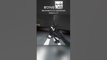 Bonelab Weapon Mod Showcase #shorts - MP5A2 (Rexmeck