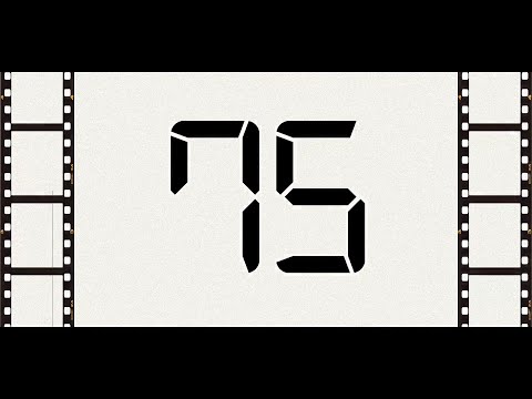 Countdown from 75 to 0 (Retro)
