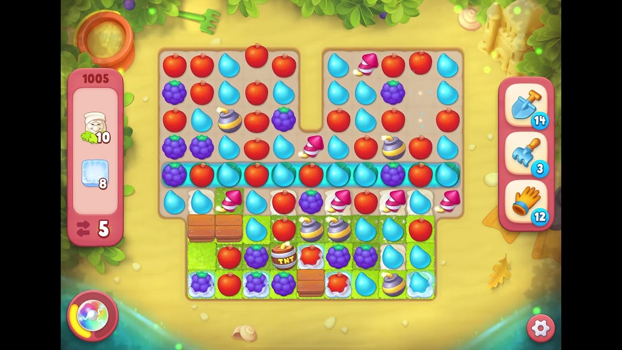 Gardenscapes Level 1005 Hard NO BOOSTERS