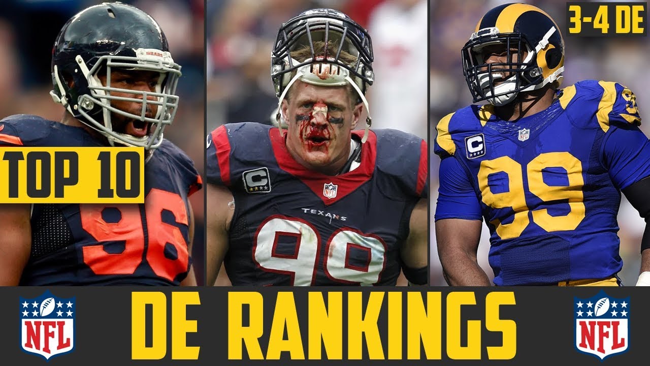 NFL DEFENSIVE END Rankings 