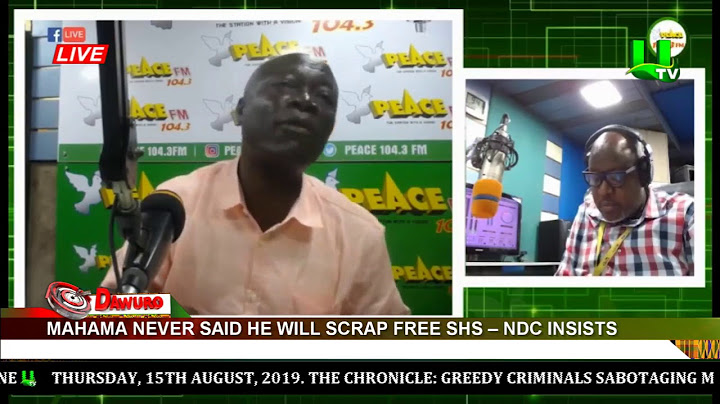 'Mahama Never Said He Will Scrap Free SHS'    -NDC Insists