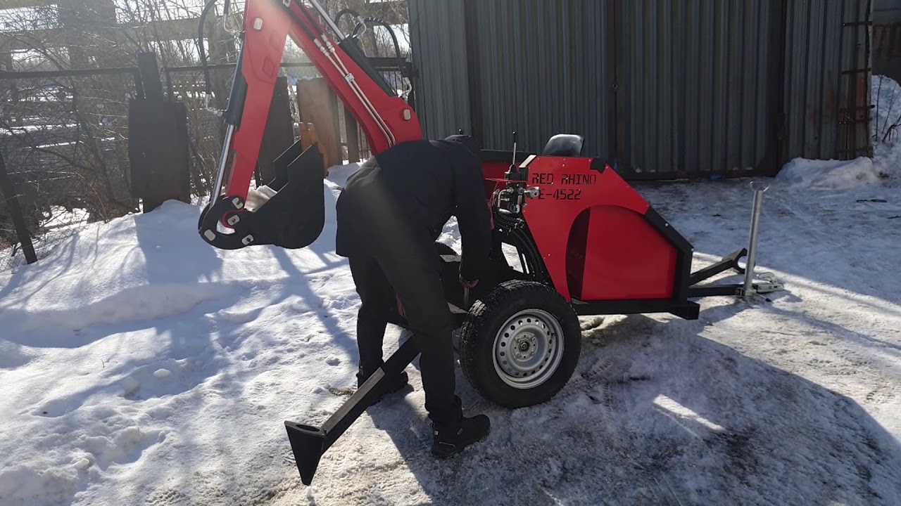 Видеоинструкция по монтажу экскаватора RED Rhino PE-4522