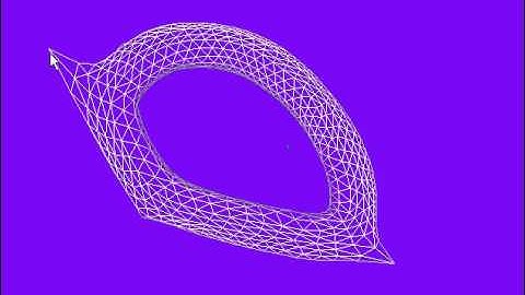 Real time soft body simulation, with GPU acceleration (CUDA)