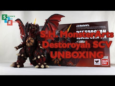 S.H. MonsterArts Destoroyah Special Color Version Unboxing - YouTube