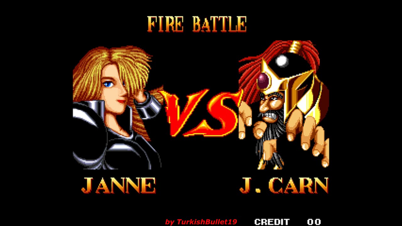 World Heroes (Japan) (Arcade) - (Longplay - Janne D'Arc | Deathmatch Mode | Level 8 Difficulty)