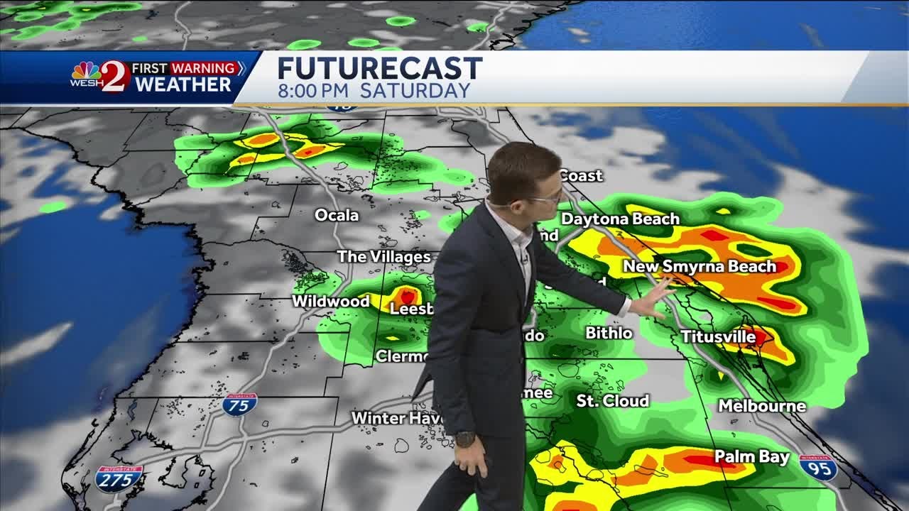 Widespread showers and storms this weekend - YouTube