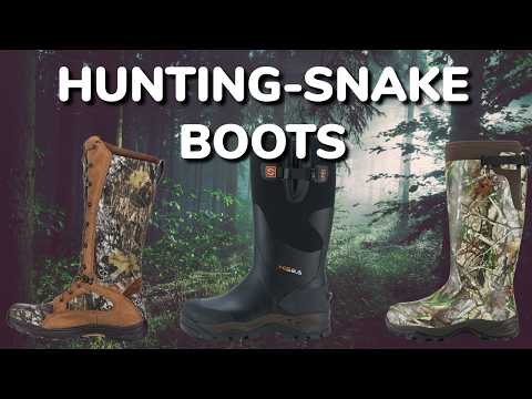 Hunting boots and snake country