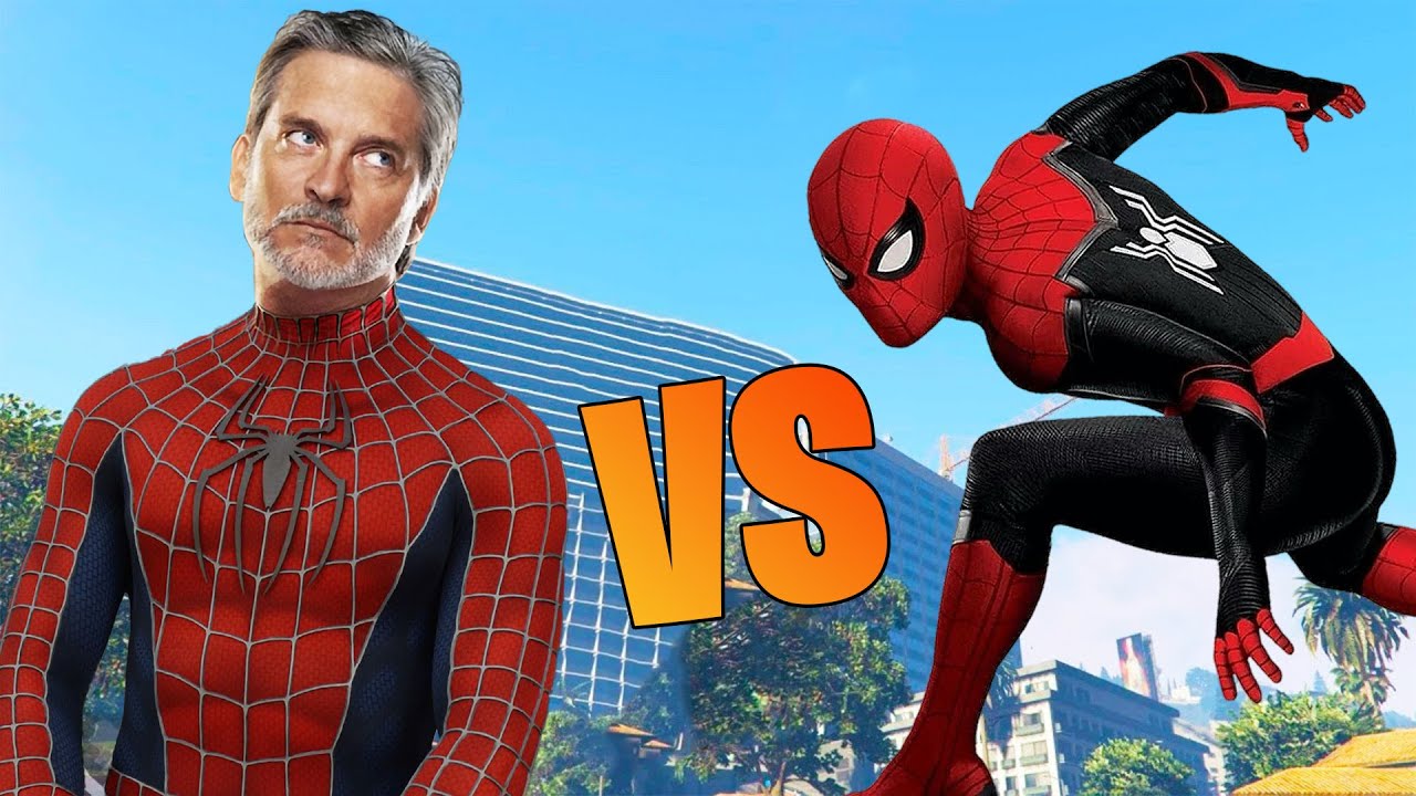 SPIDER-MAN NO WAY HOME EPIC FIGHT in GTA V! | gta 5 mods