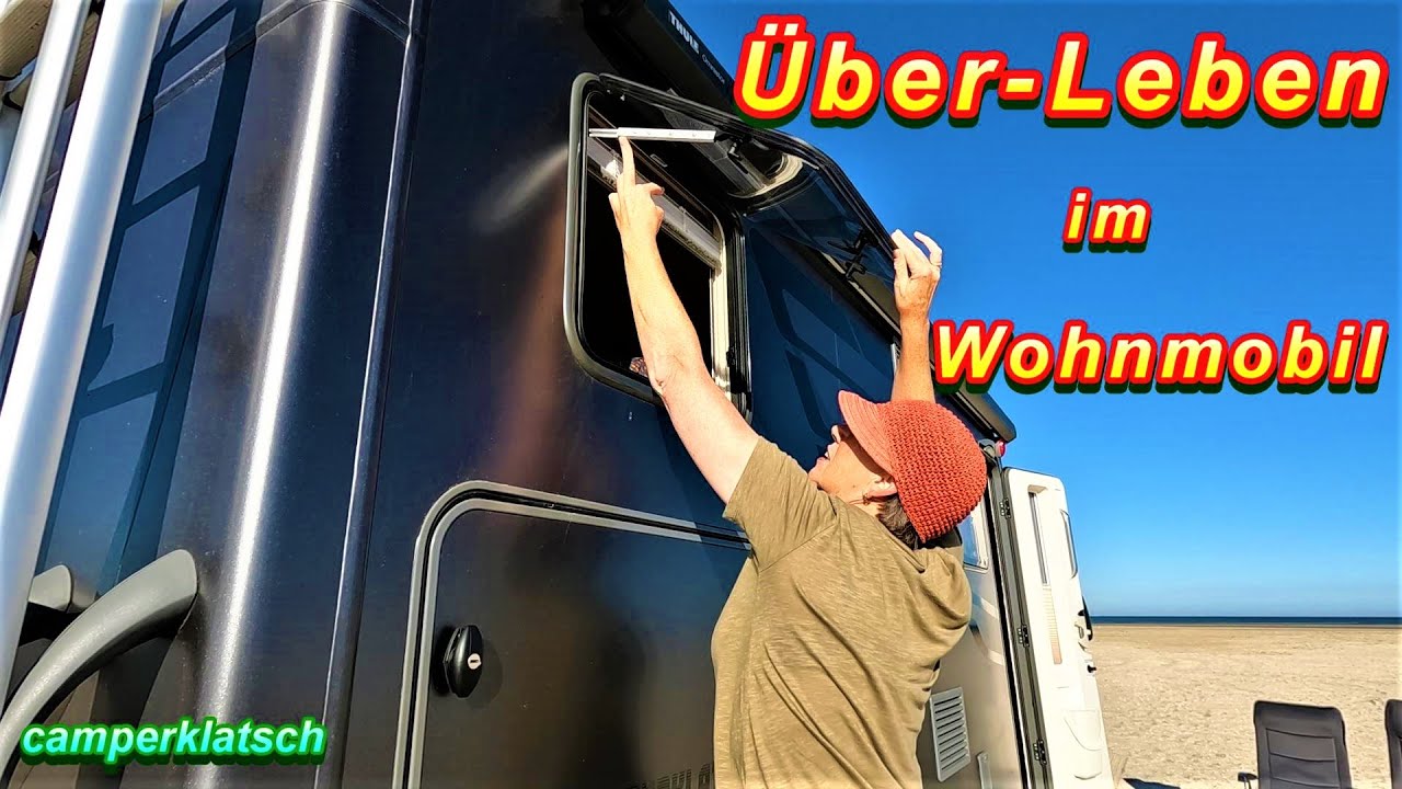 Über-Leben im Wohnmobil auf RÖMÖ Dänemark 🇩🇰 Austellfenster klemmt😤TippsTricks geniale Camper Hacks