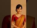 🌟Elegant Red Zari Blouse with Embroidery | Mustard Kanjeevaram Saree Look | South Indian Style 2025