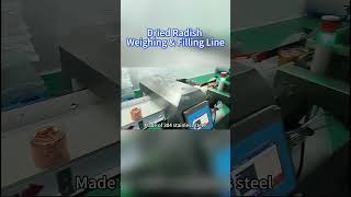 Dried Radish Weighing Filling & Capping Line