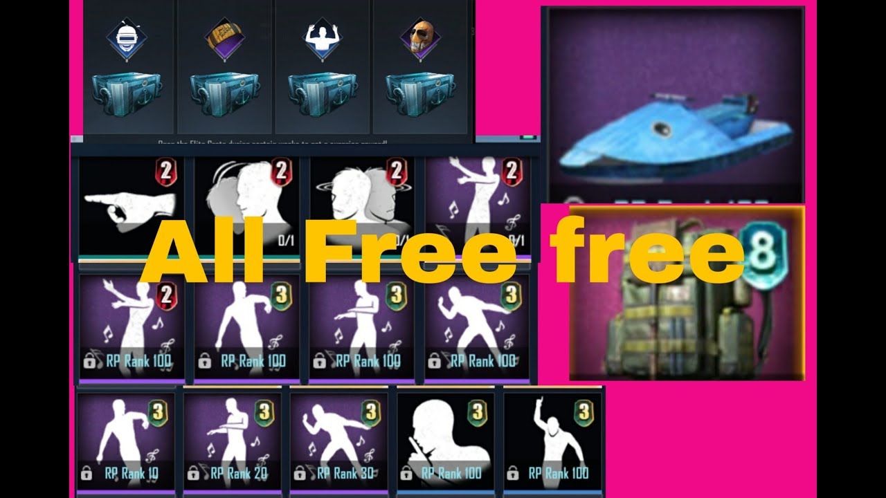  PUBG Mobile Unlock all Emotes free Bangali Boy - YouTube