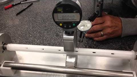 Straightness measurement demonstration video