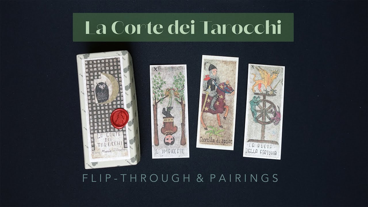La Corte dei Tarocchi 🇮🇹 Italian Tarot 👑 No-voice Flip-through