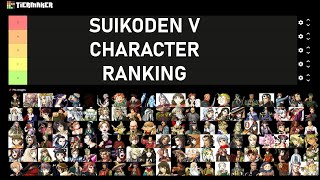 Suikoden V Character Ranking (Personal Favourites)
