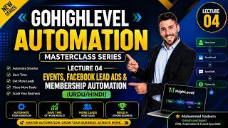 GoHighLevel Automation Masterclass 2026 | Lecture 04 | Events, Facebook Lead Ads  Automation