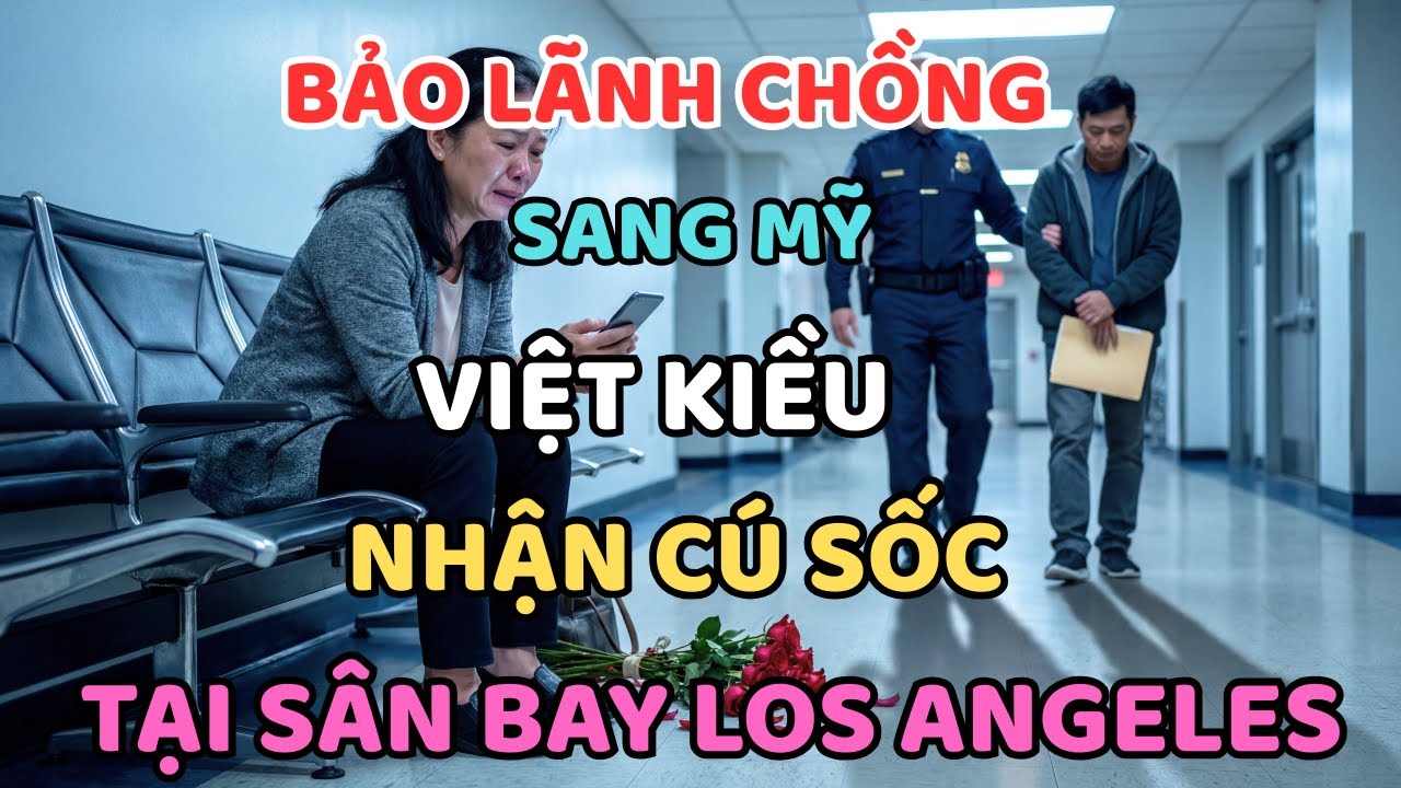 BẢO LÃNH CHỒNG SANG MỸ, NGƯỜI PHỤ NỮ NHẬN CÚ SỐC TẠI SÂN BAY LOS ANGELES