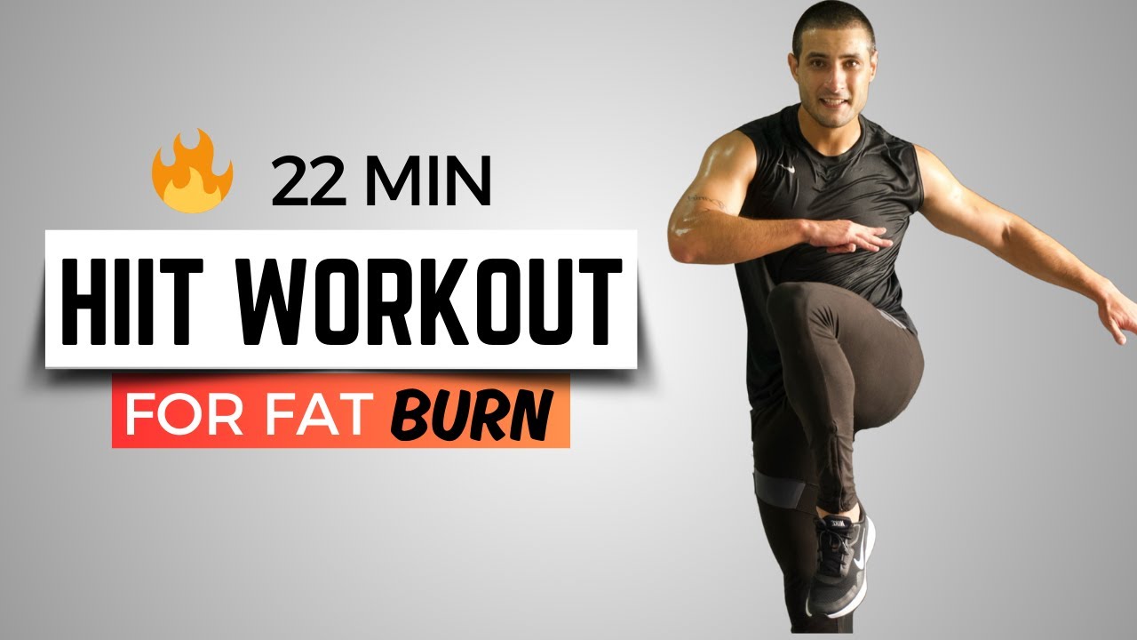 22 Min INTENSE HIIT Workout 🔥 Full Body Fat Burn at Home No Equipment ...