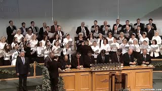 Пение «Крест Голгофский…» — хор «Глория»