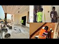Deep cleaning of a full house after construction repostbuilding in ghana 