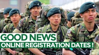 Good news ! for Intake 2022 | Online Registration dates confirmed ??
