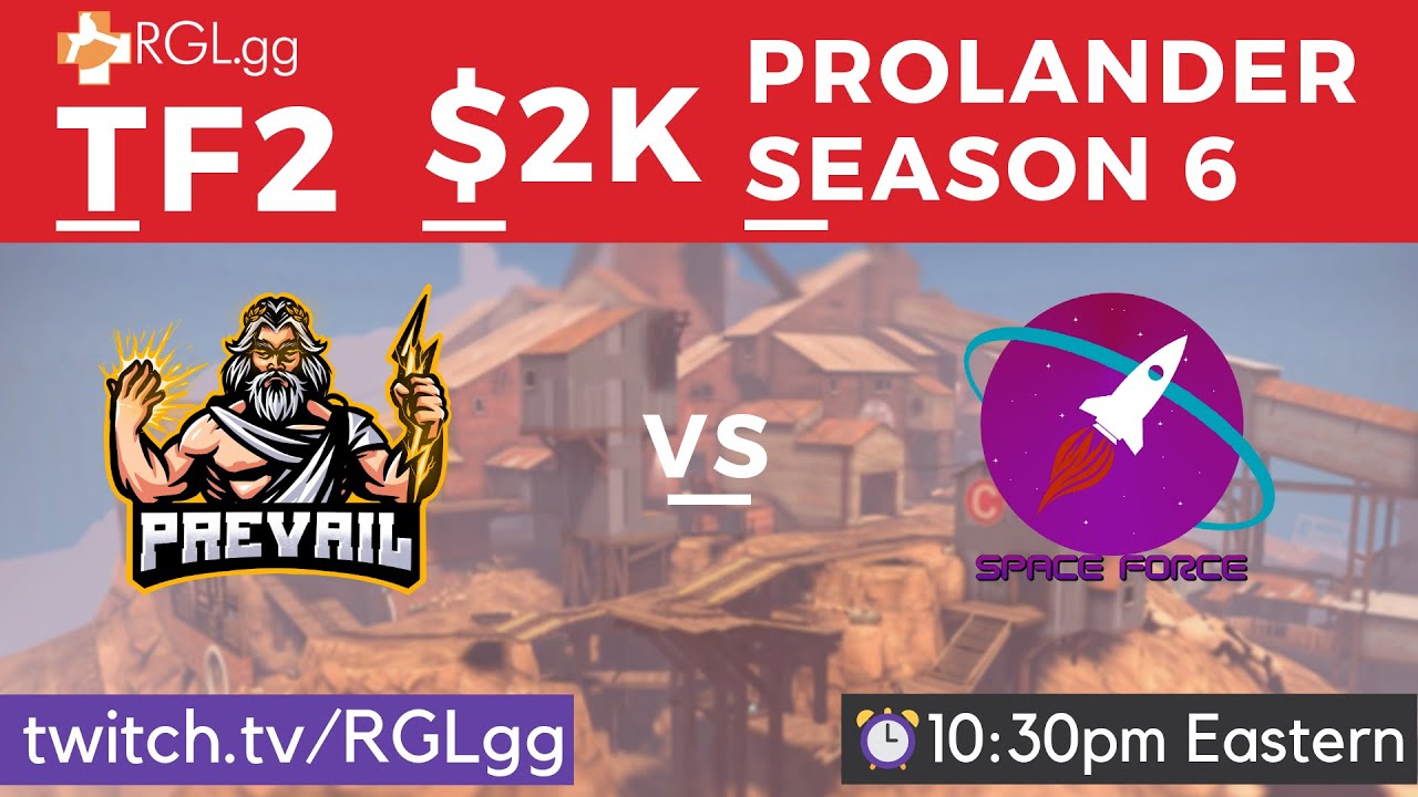 RGL 7v7 Prolander | $2k - Invite | Upward | Prevail vs Space Force ...