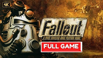 FALLOUT 1 Gameplay Walkthrough FULL GAME [4K60] - No Commentary