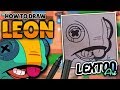 How To Draw LEON - Brawl Stars // LextonArt