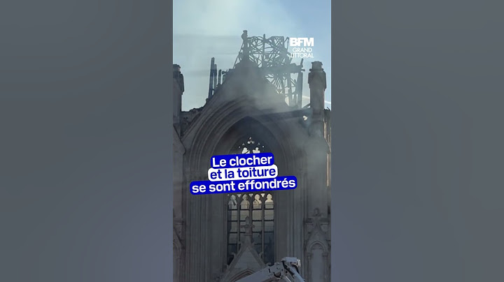 Pas-de-Calais: un incendie ravage l'église de l'Immaculée-Conception de Saint-Omer