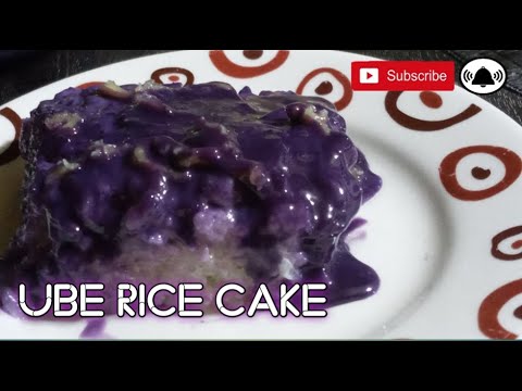 ube rice cake