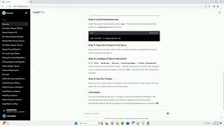 how to run github python project in pycharm