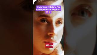 5 Morning Habits to Fix Anxiety & Brain Fog Fast 🧠⚡ #health #fitness #workout #shorts