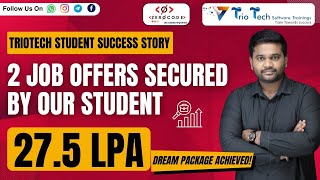 Oracle Fusion HCM Jobs in Demand | TrioTech Student Achieves 27.5 LPA Package