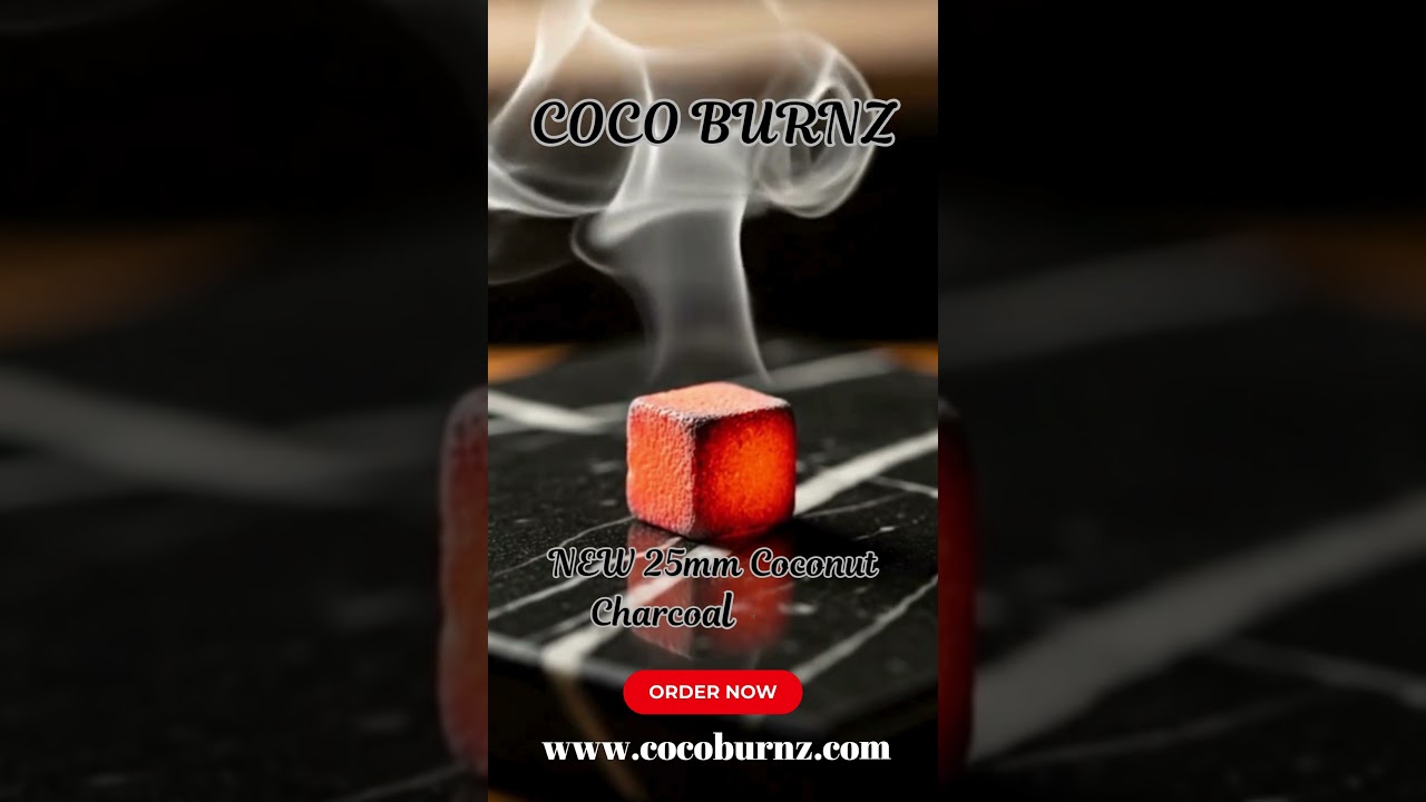 COCO BURNZ 25mm Coconut Charcoal Cubes – Pure Power in Every Burn 🔥