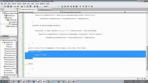 002 Unity 3d : FPS tutorial how to create a MouseLook Script Using C Sharp - Part 3